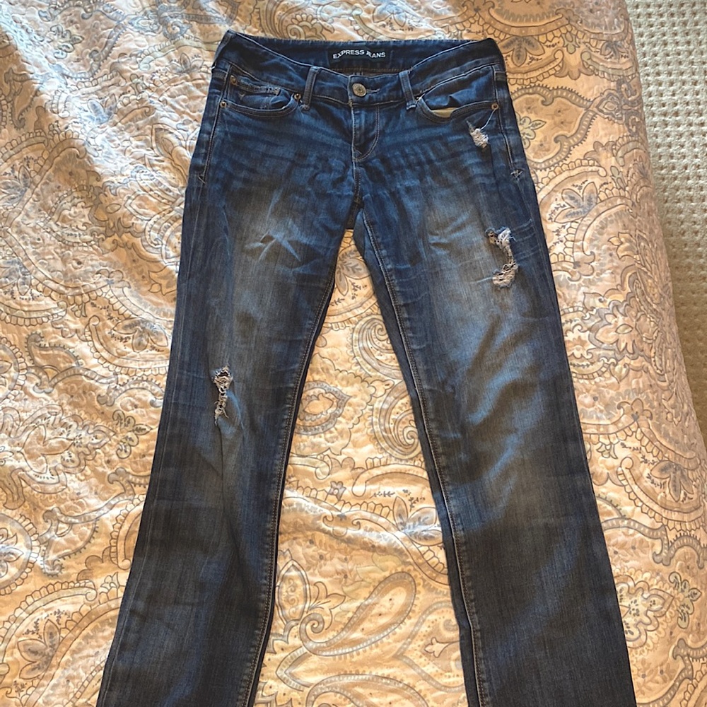 Express Skinny Low-rise Jeans, Size 2R